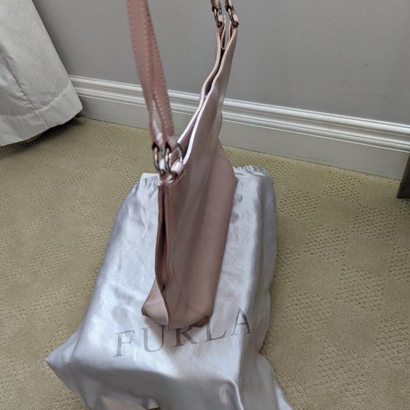 Furla Pale Pink Leather Bag - Picture 10 of 11